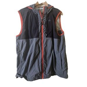 The American Outdoorsman Men's Size XL Full Zip Vest Grey Technical Gear